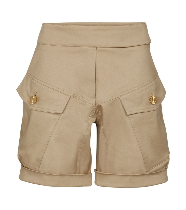 Photo: Alexandre Vauthier - High-rise stretch-cotton shorts