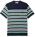 Mr P. - Striped Cotton Sweater - Blue