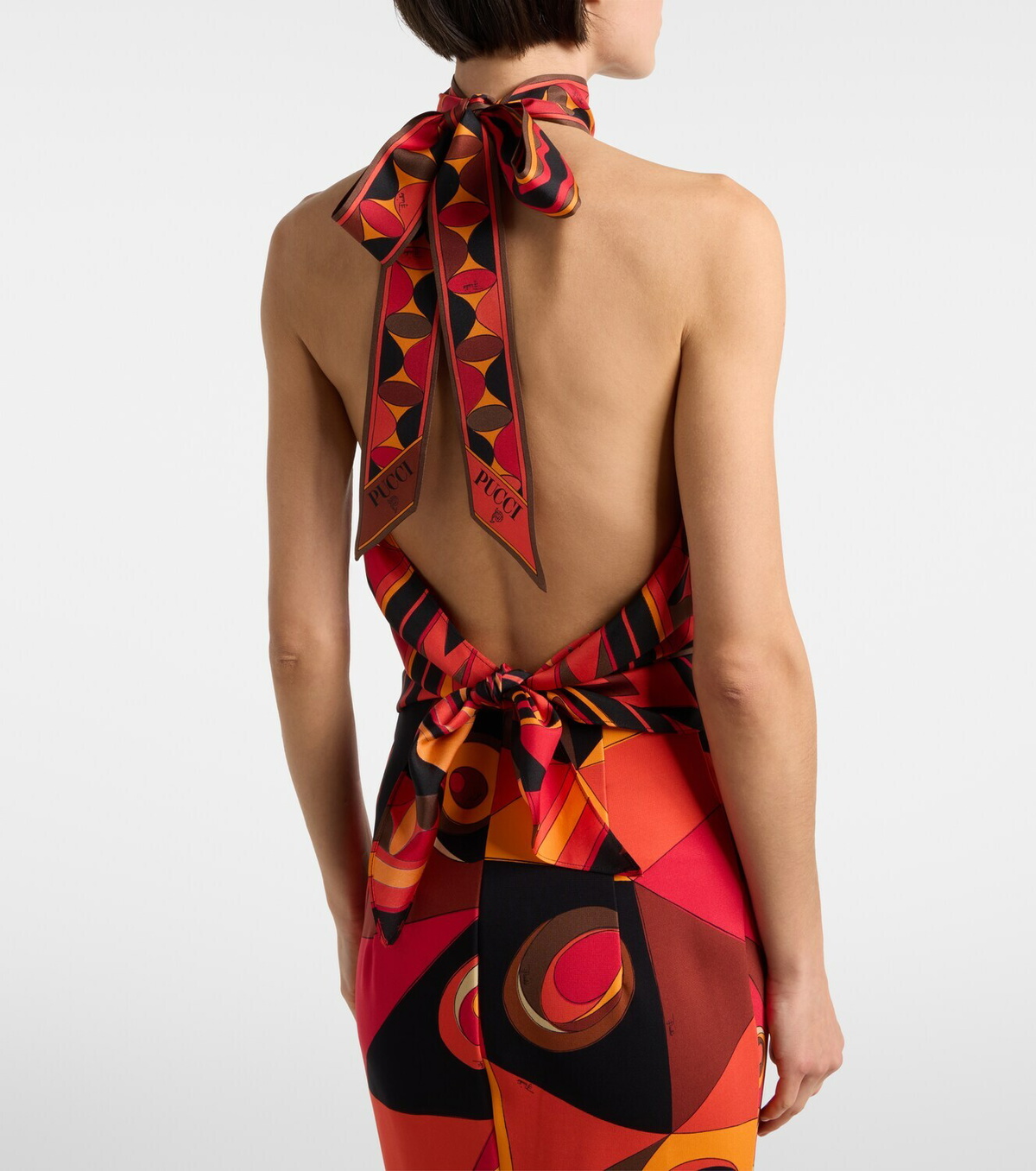 Pucci Manuba silk twill top