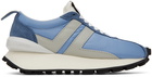 Lanvin Blue Bumpr Sneakers