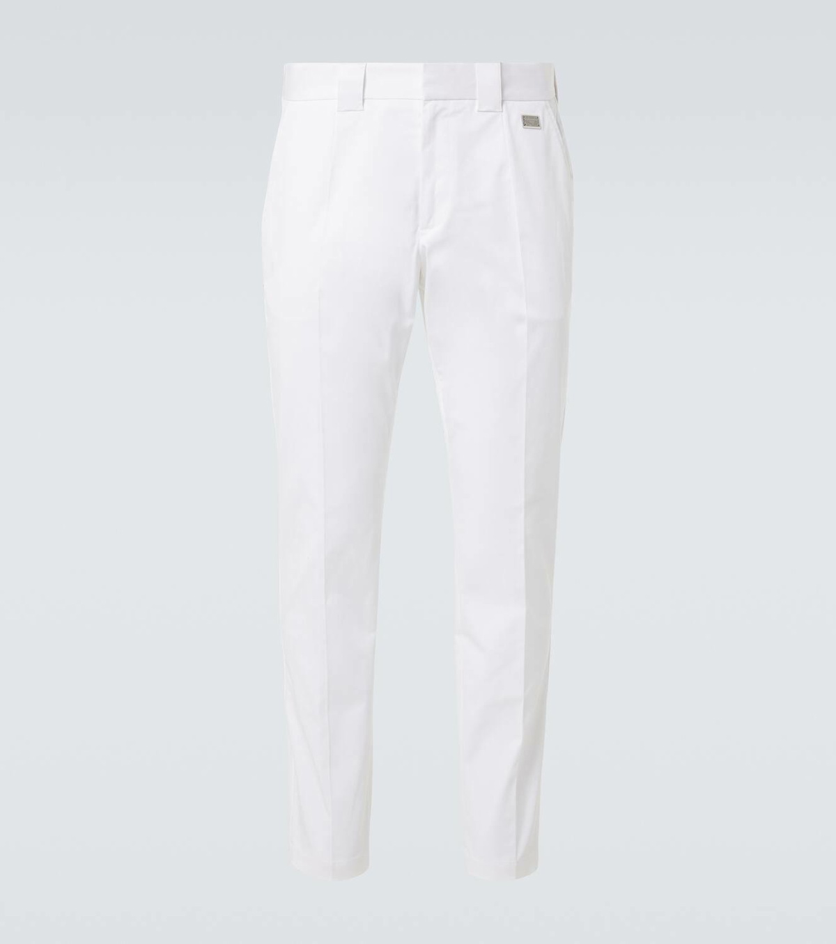 Dolce&Gabbana Cotton gabardine straight pants
