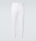 Dolce&Gabbana Cotton gabardine straight pants