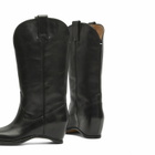 Maison Margiela Women's Heel-less Western High Boots in Black