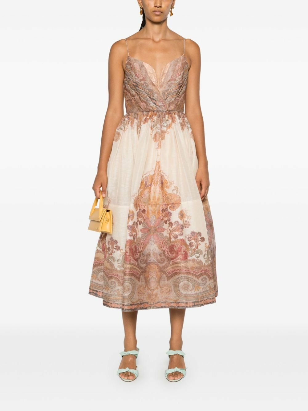 ZIMMERMANN Illustration Midi Dress
