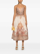 ZIMMERMANN Illustration Midi Dress