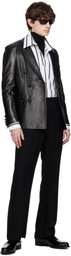 Ernest W. Baker Black Leather Loafers