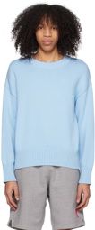 AMI Paris Blue Ami de Cœur Sweater