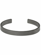 Le Gramme - Le 21 Brushed Ruthenium-Plated Sterling Silver Cuff - Black