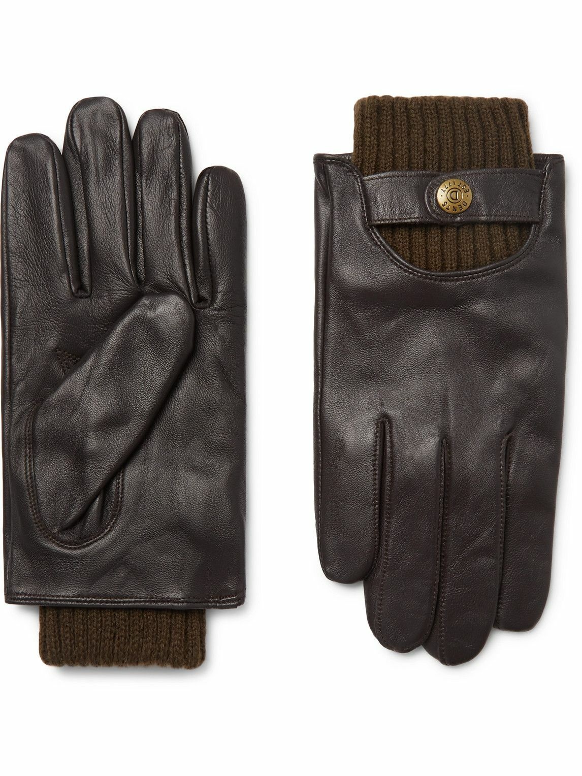 Photo: Dents - Buxton Touchscreen Leather Gloves - Brown