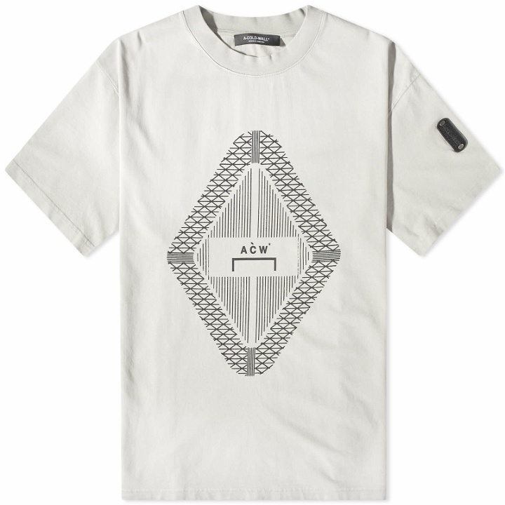 Photo: A-COLD-WALL* Men's Gradient T-Shirt in Light Grey