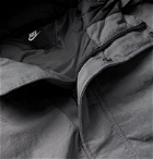 Nike - Sportswear Faux Fur-Trimmed Nylon Hooded Down Parka - Gray