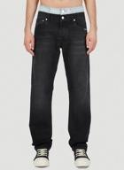 VTMNTS - Double Waist Jeans in Black