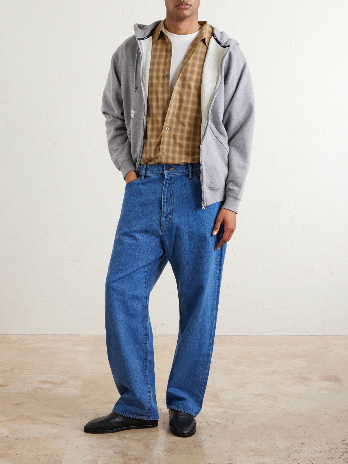WTAPS - Wide-Leg Jeans - Blue