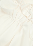 High Mentor Ruffled Jersey T-shirt Cream