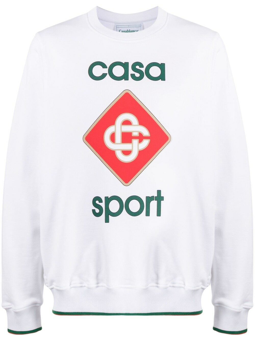 CASABLANCA - Logo Organic Cotton Sweatshirt Casablanca