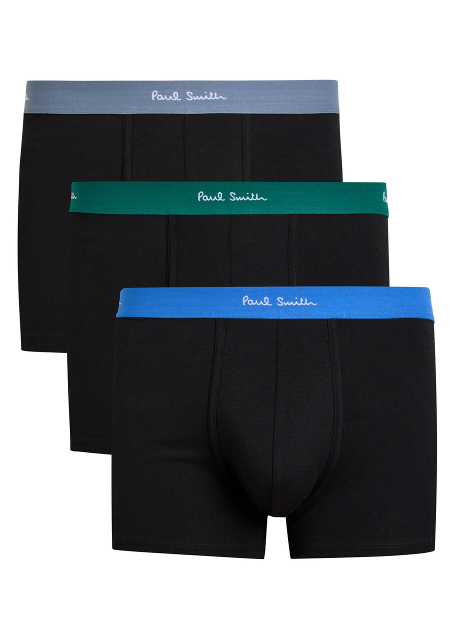 Paul Smith Stretch-cotton Trunks set of Three Black