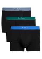 Paul Smith Stretch-cotton Trunks set of Three Black