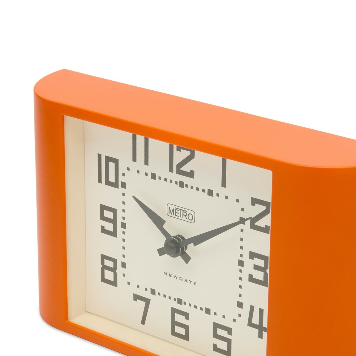Newgate Clocks Mini Metro Mantle Clock in Orange 
