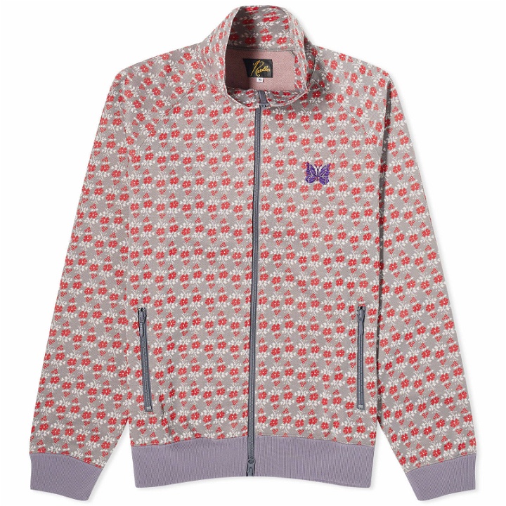 Photo: Needles Men's Poly Jaquard Track Jacket in Flower