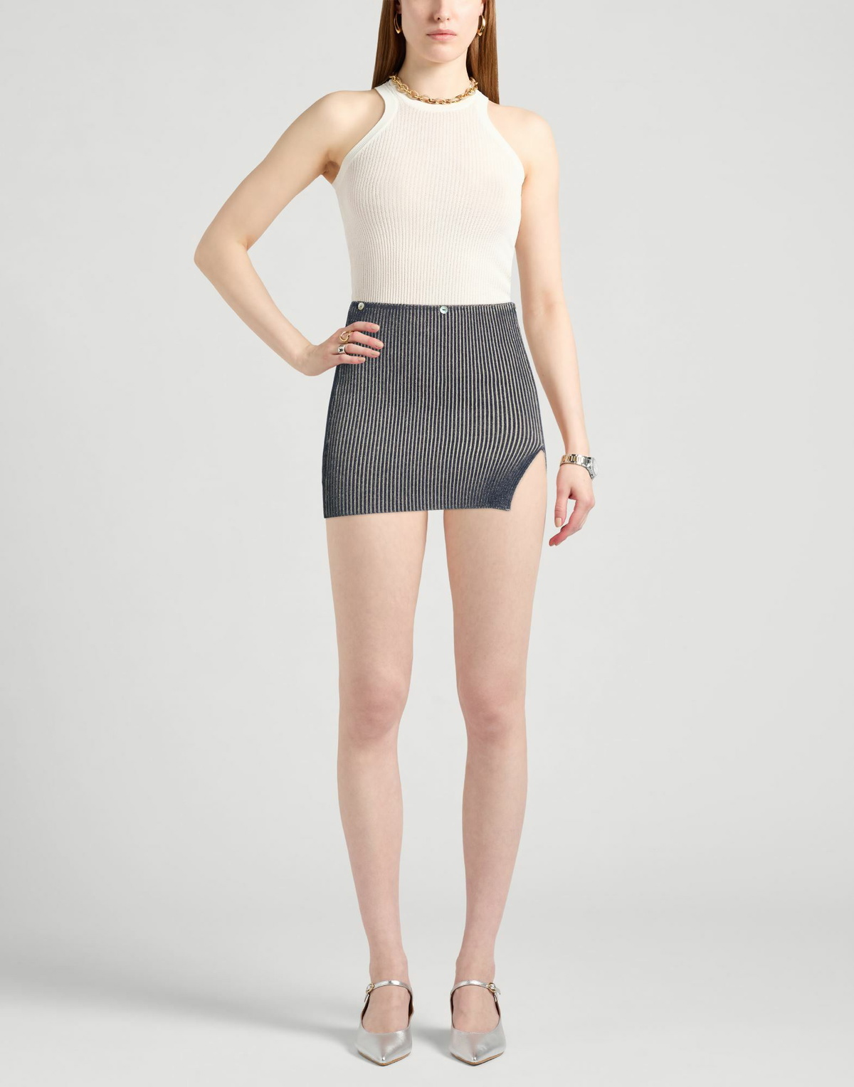 Holzweiler Womens Mini skirt in Blue