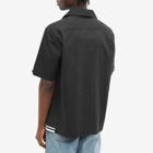 Fred Perry Men's Tipped Hem Revere Collar Shirt in Black