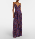Ulla Johnson Atrani floral silk chiffon maxi dress