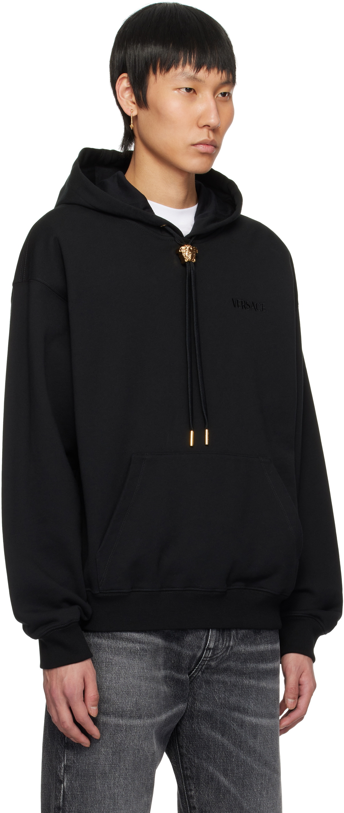 Versace Black 'La Medusa' Hoodie Versace