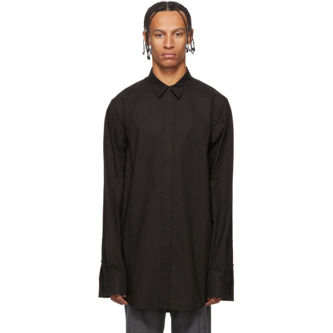 Balenciaga Black Long Fit Shirt Balenciaga