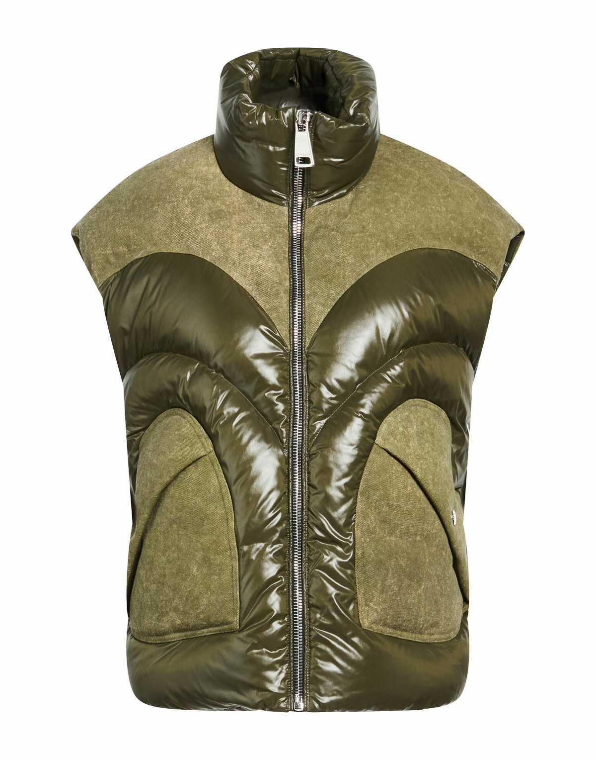 Khrisjoy Womens Vest Military in Green