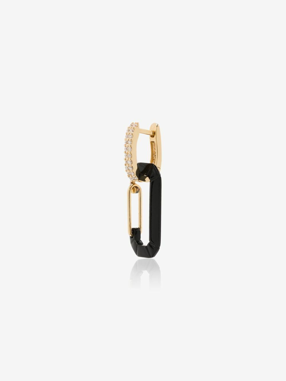 イヤリング Small Chiara Earring in 18 carat Gold and diamonds Eéra Chiara Small 18kt gold single earring with diamonds EÉRA