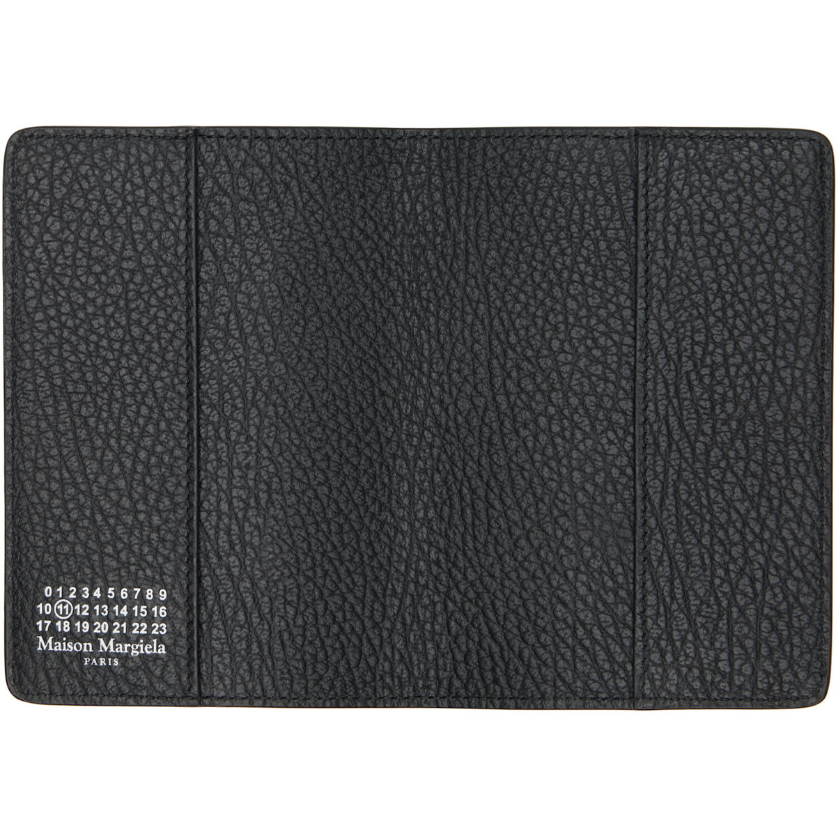 Maison Margiela Black Four Stitches Passport Holder