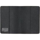 Maison Margiela Black Four Stitches Passport Holder
