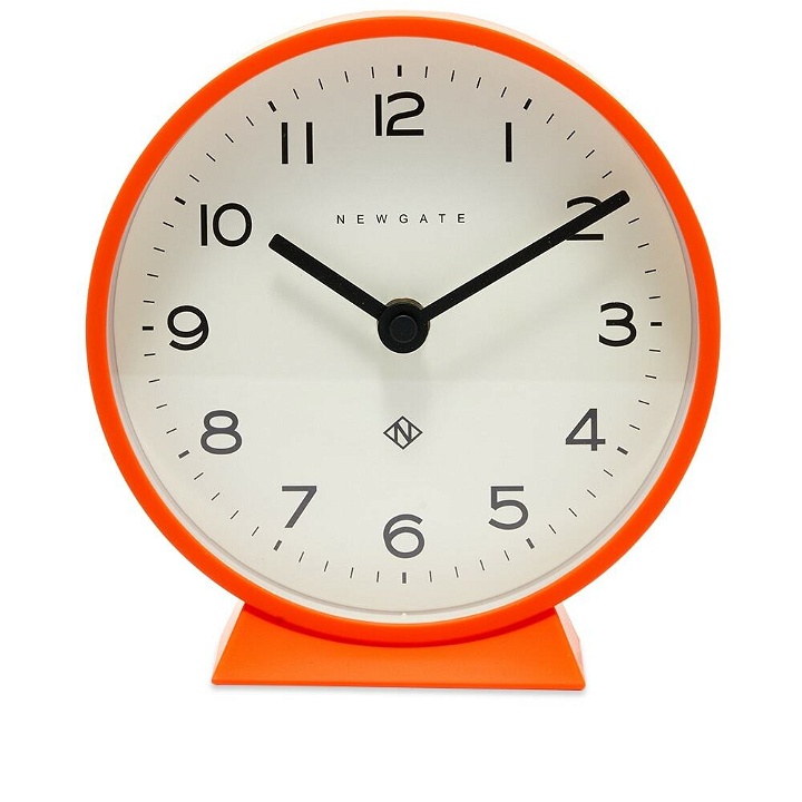 Photo: Newgate Clocks M Mantel Echo Clock in Orange