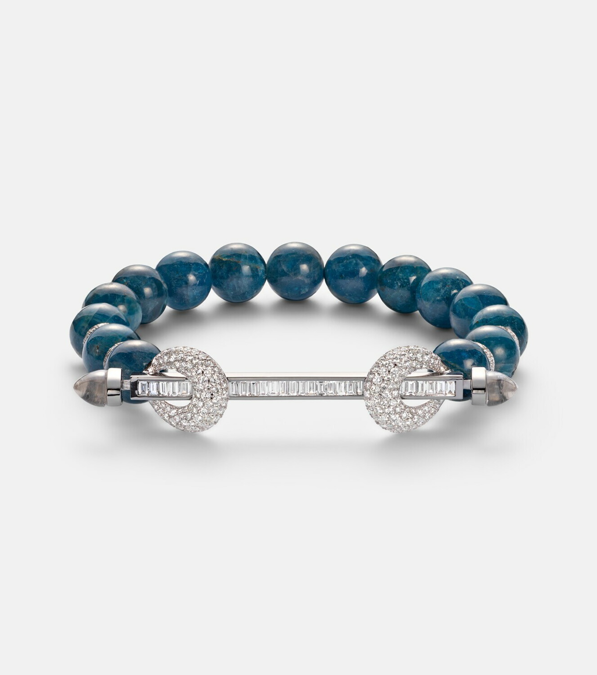 Ananya Chakra 18kt white gold bracelet with gemstones