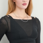 Tom Wood 20.5" Rope Chain Necklace in Silver 