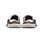 Balenciaga Grey and Black Track Slide Sandals