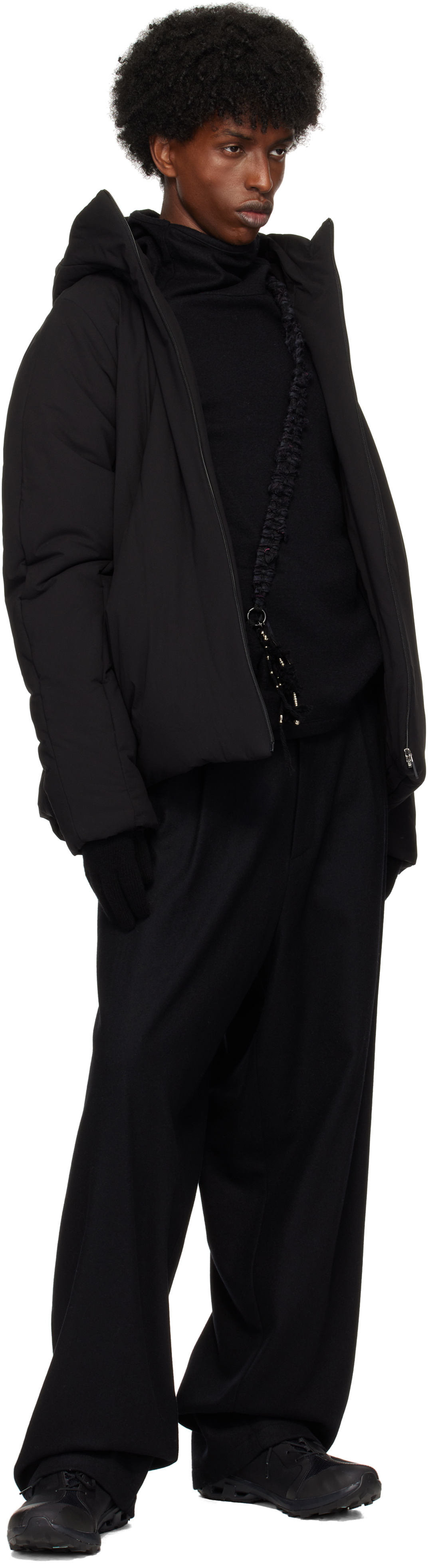 HYEIN SEO Black Puffer Jacket Hyein Seo