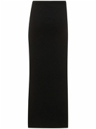 ALEXANDER WANG Cotton Maxi Skirt with embossed Logo
