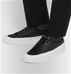 Common Projects - Achilles Super Mesh-Trimmed Leather Sneakers - Men - Black