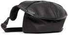 Master-Piece Co Black Leather Face Bum Bag