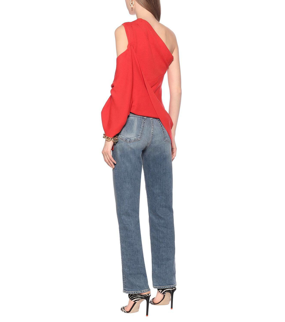 Monse One-shoulder wool sweater