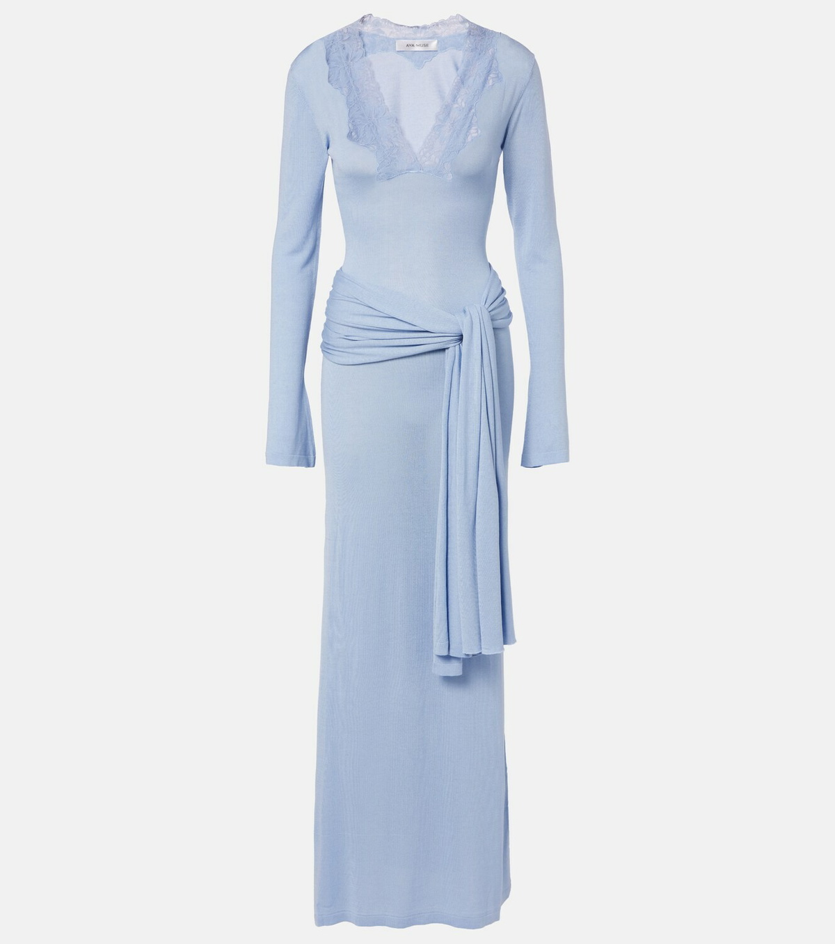 Aya Muse Lace-trimmed maxi dress