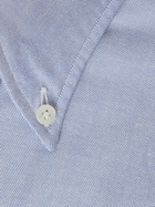 J. Mueser - Slim-Fit Button-Down Collar Cotton Oxford Shirt - Blue