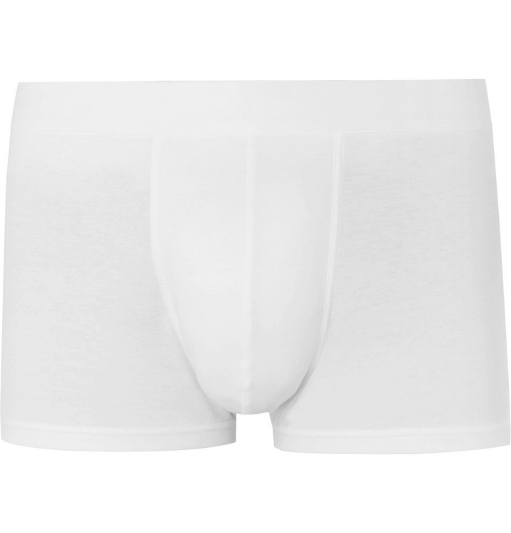 Photo: Sunspel - Sea Island Cotton Boxer Briefs - White