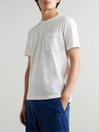 Vilebrequin - Titan Slim-Fit Logo-Embroidered Cotton-Jersey T-Shirt - White