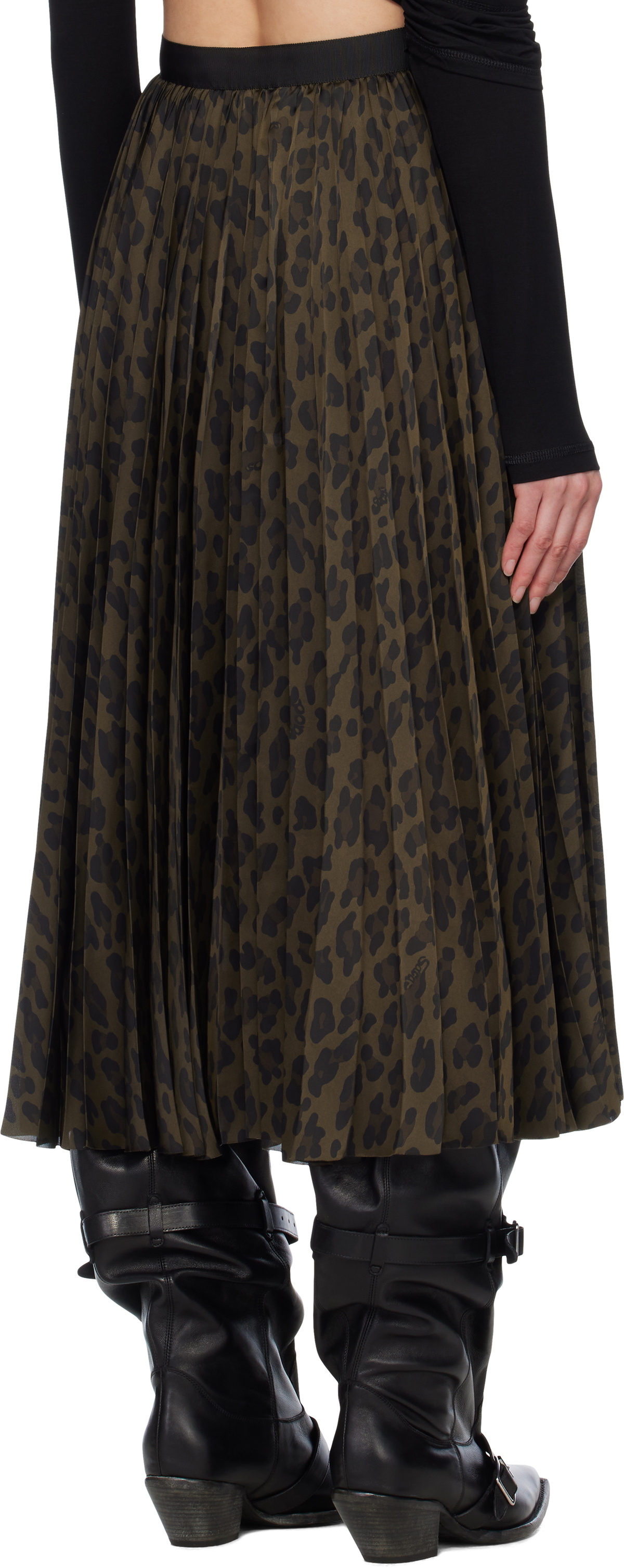sacai [22SS] Leopard Print Skirt 【公式通販】