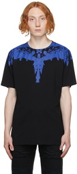 Marcelo Burlon County of Milan Black & Blue Wings T-Shirt