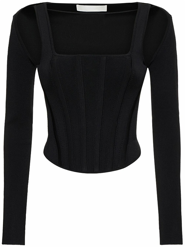 Photo: DION LEE - Corset Crop Top W/removable Sleeves