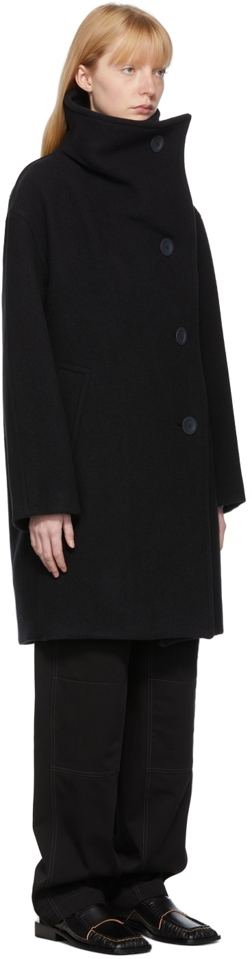 Acne studios clearance funnel neck coat