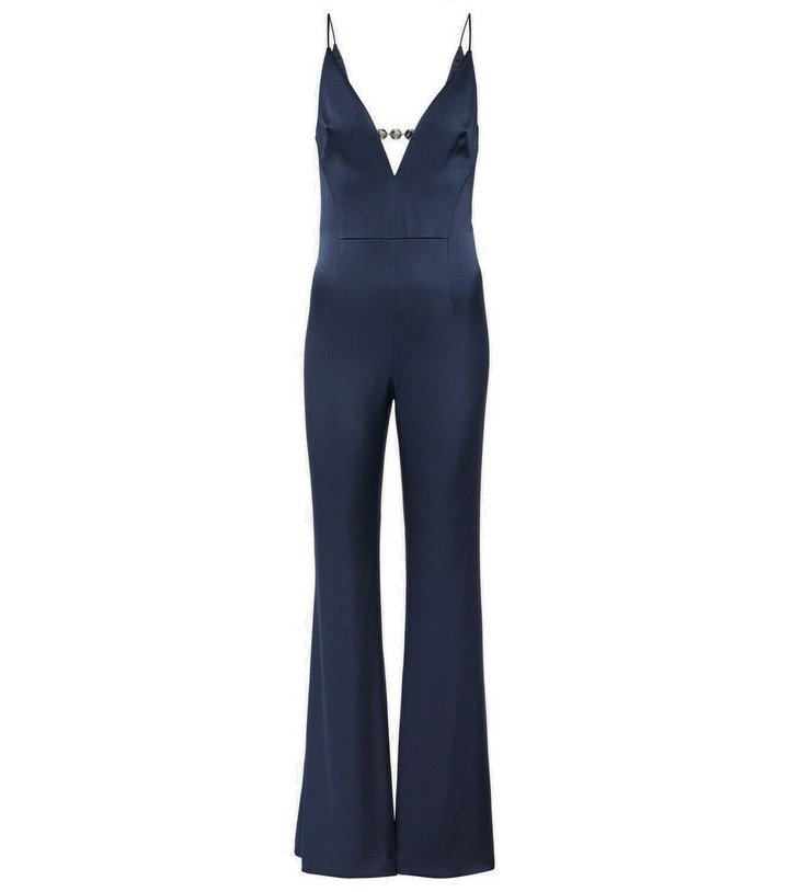 Photo: Galvan Avedon Globe crêpe satin jumpsuit